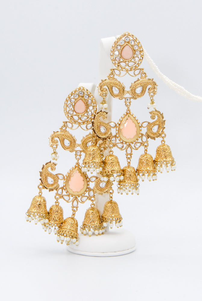 Exquisite elaborate gold earrings – Reeth Coventry