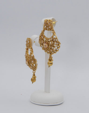 Gold Polki earrings