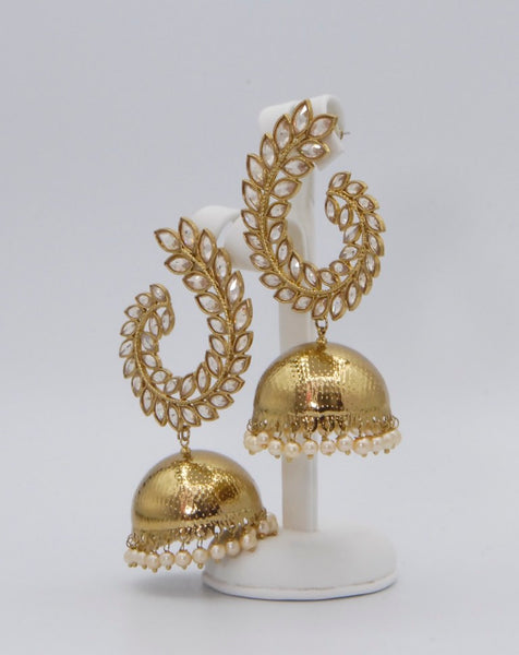 Unusal High gold Chumkee Earrings